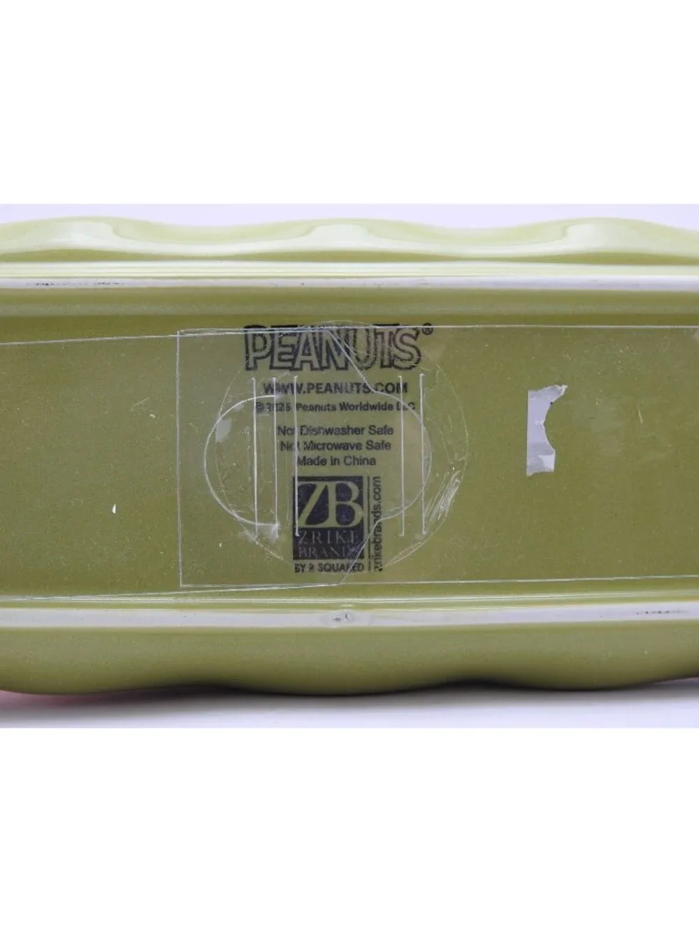 Peanuts Great Pumpkin Charlie Brown Snoopy Linus Ceramic Butter Dish New